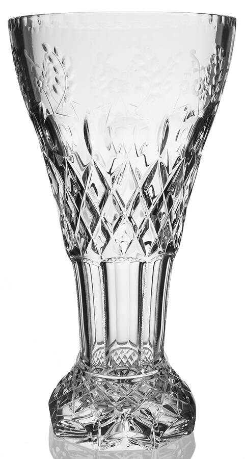 Gallia 13" Flower Vase by Rogaska-1