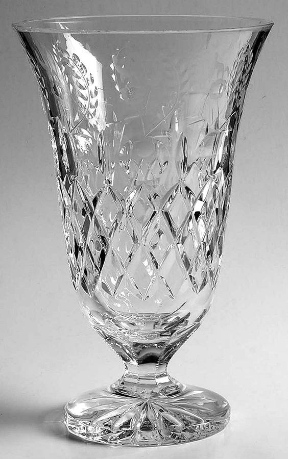 Gallia 9" Flared Vase by Rogaska-1