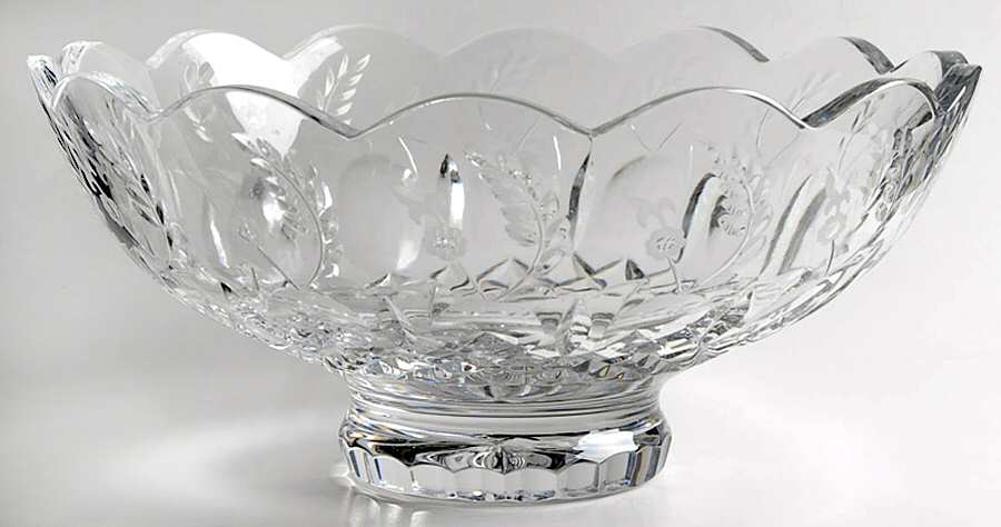 Gallia 11" Footed Scalloped Bowl by Rogaska-1