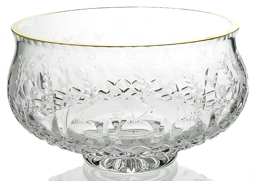 Gallia Gold 7" Round Bowl by Rogaska-1