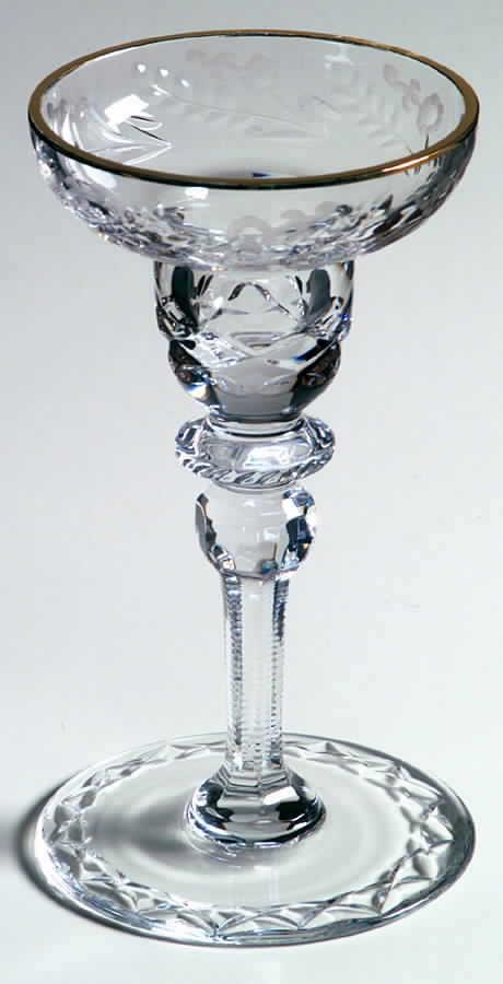 Gallia Gold 6" Single Light Candlestick by Rogaska-1