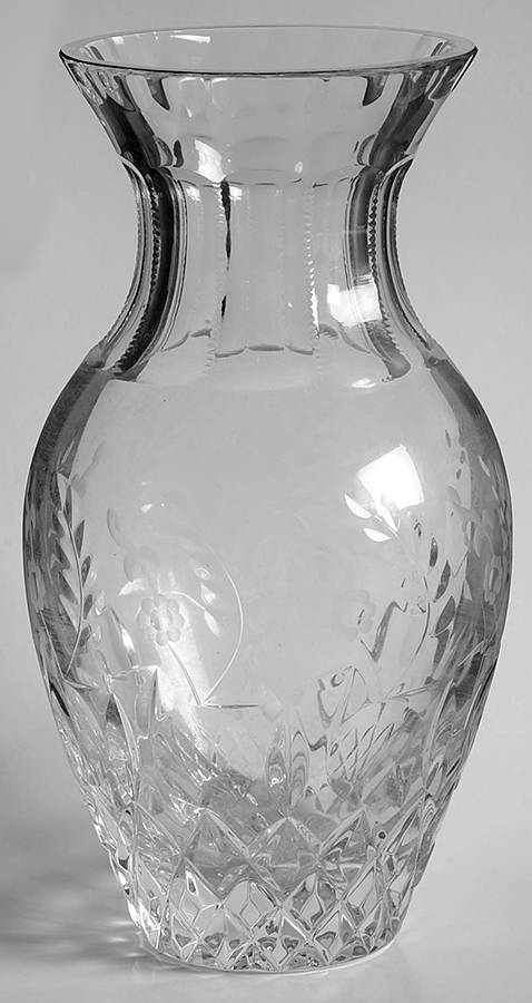 Gallia Gold 8" Flower Vase by Rogaska-1