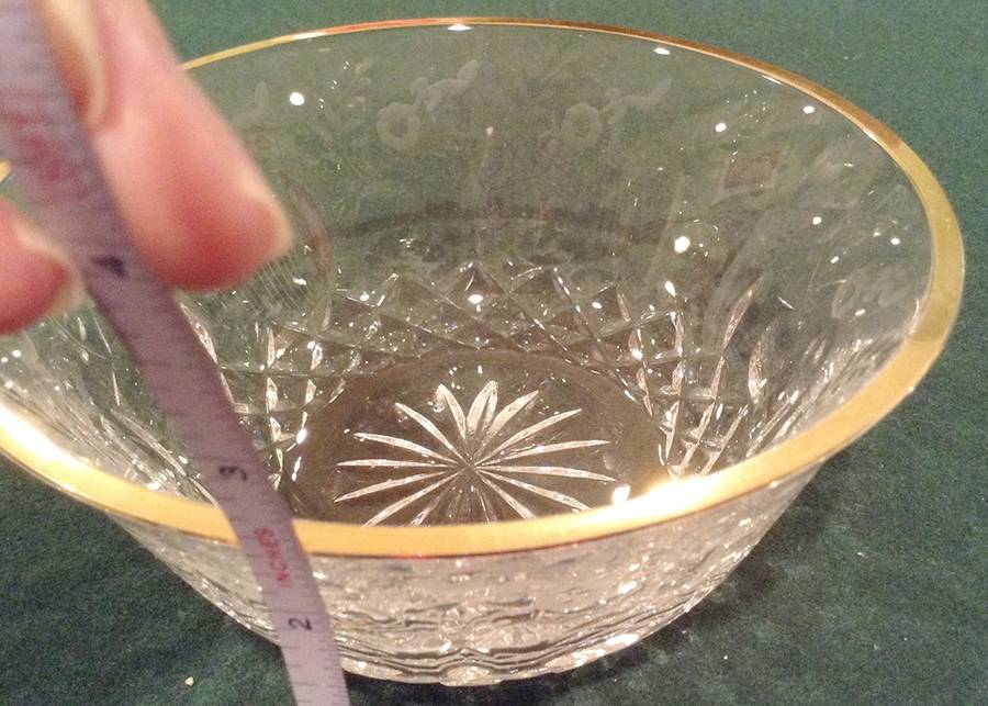 Gallia Gold 5" Round Bowl by Rogaska-1