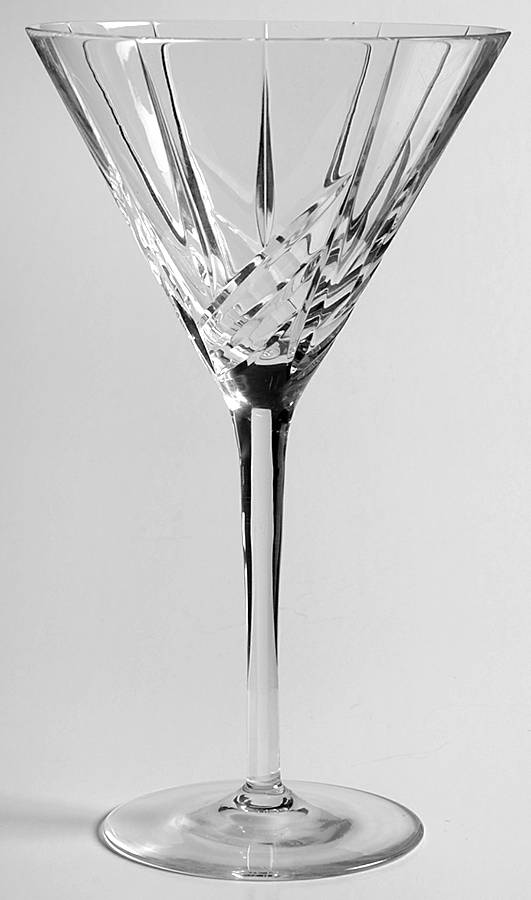 Galleria (Cut) Martini Glass by Rogaska-1