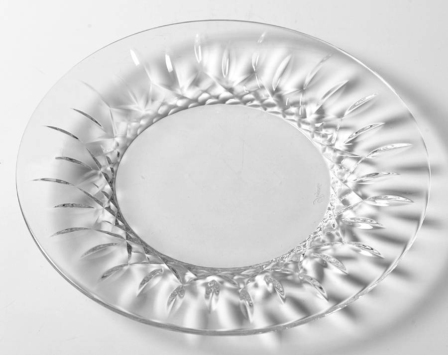 Hamilton (Cut) Luncheon Plate by Rogaska-1