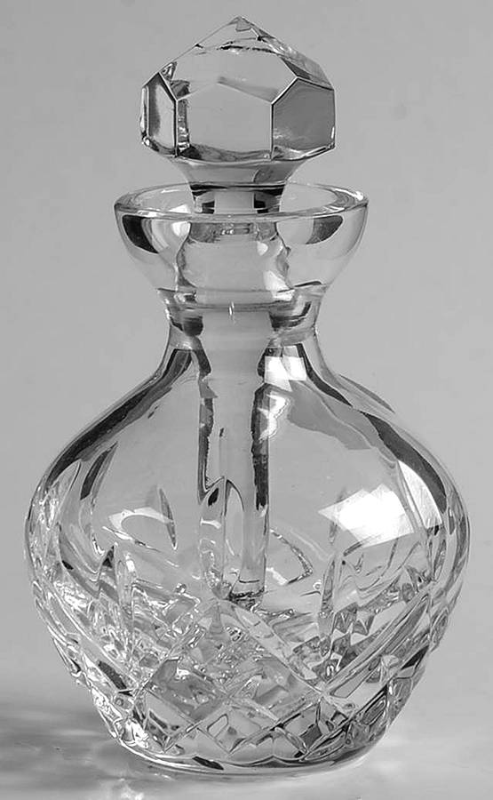 Hamilton (Cut) Round Perfume Bottle & Stopper by Rogaska-1