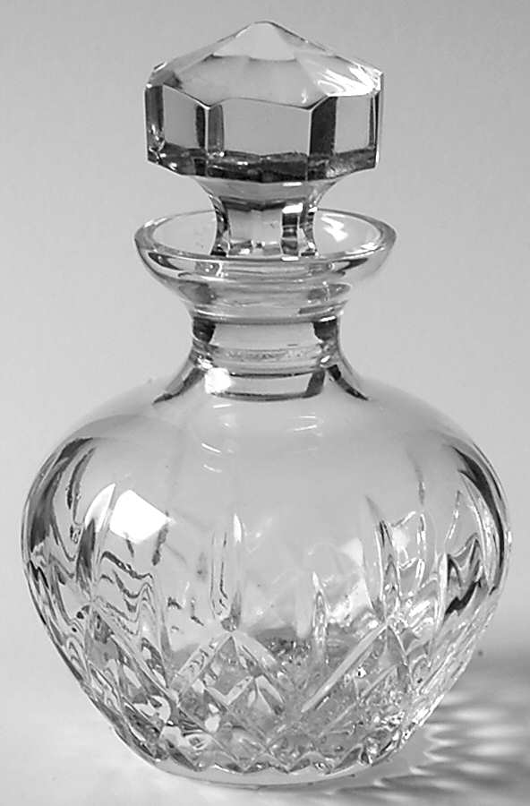 Hamilton (Cut) Round Perfume Bottle & Stopper by Rogaska-1