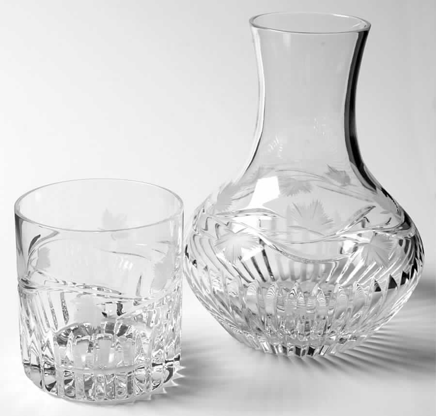 Ivy (2 Piece) Nite Set (Carafe & Tumbler) by Rogaska-1