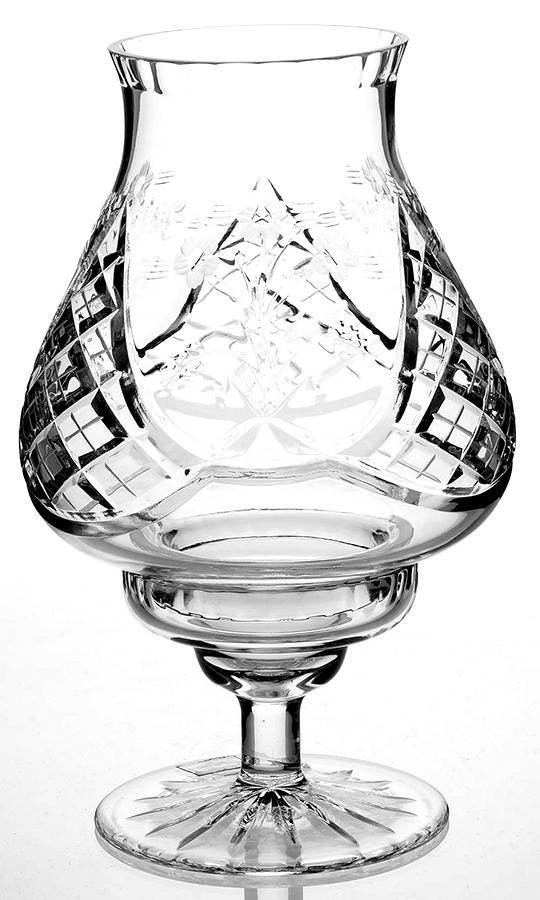Jasmine Hurricane Lamp & Globe by Rogaska-1