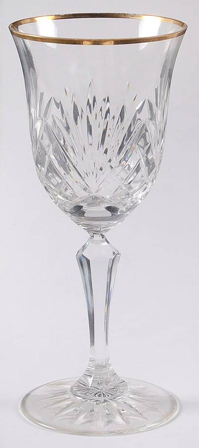 Liberty Gold Wine Glass by Rogaska-1