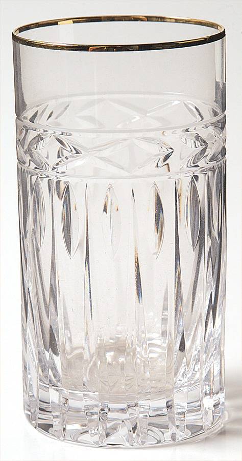 Mayfair Gold Highball Glass by Rogaska-1
