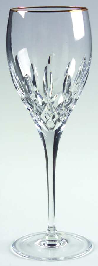 Memoir Gold Water Goblet by Rogaska-1