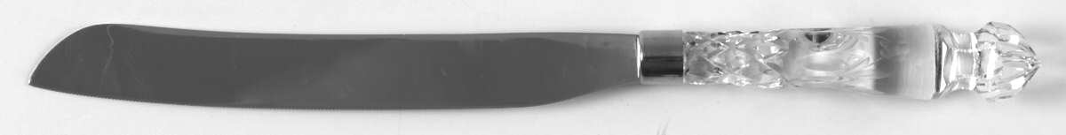 Queen Cake Knife with Stainless Blade by Rogaska-1