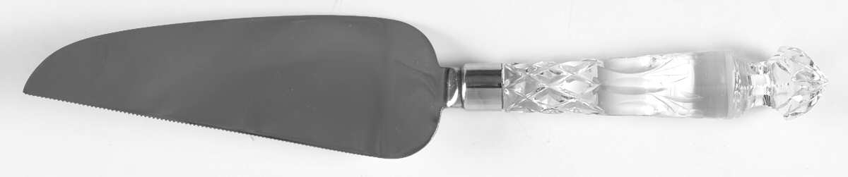 Queen Pie/Cake Server with Stainless Blade by Rogaska-1