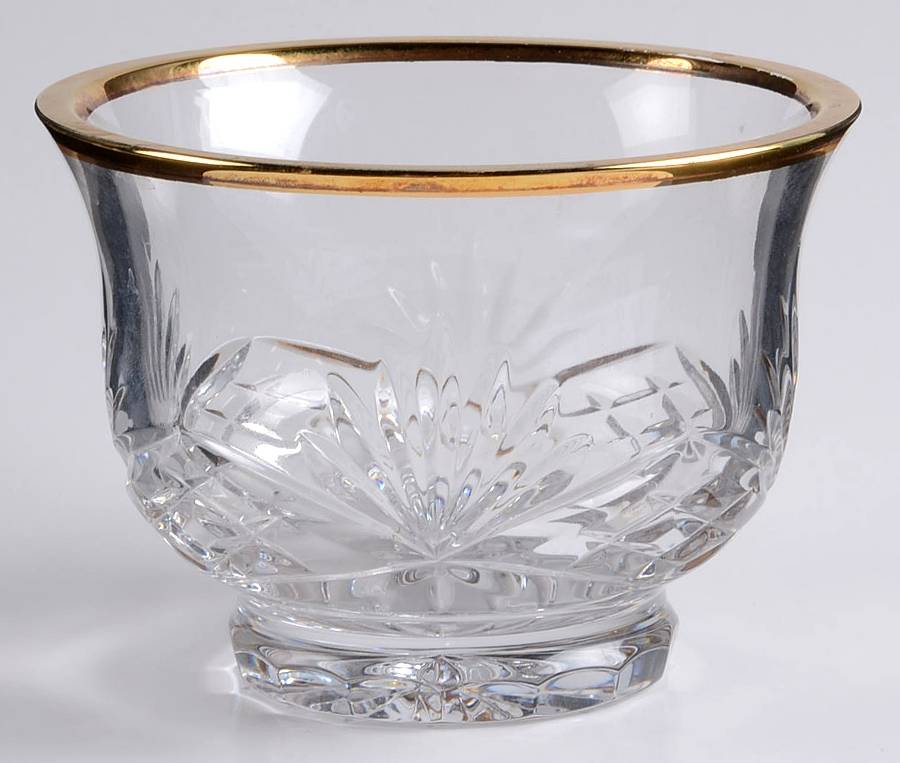 Richmond (Gold Trim, Multisided Stem) Open Sugar by Rogaska-1
