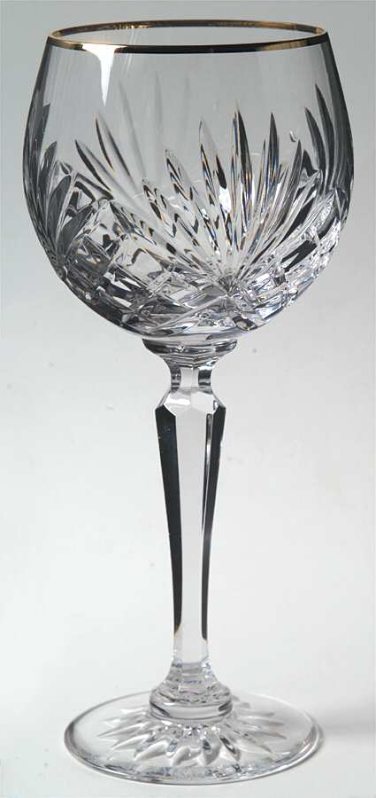 Richmond (Gold Trim, Multisided Stem) Oversize Wine by Rogaska-1