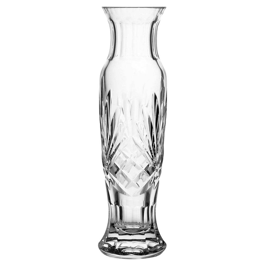 Richmond (No Trim, Notched and Multisided Stem) 9" Bud Vase by Rogaska-1