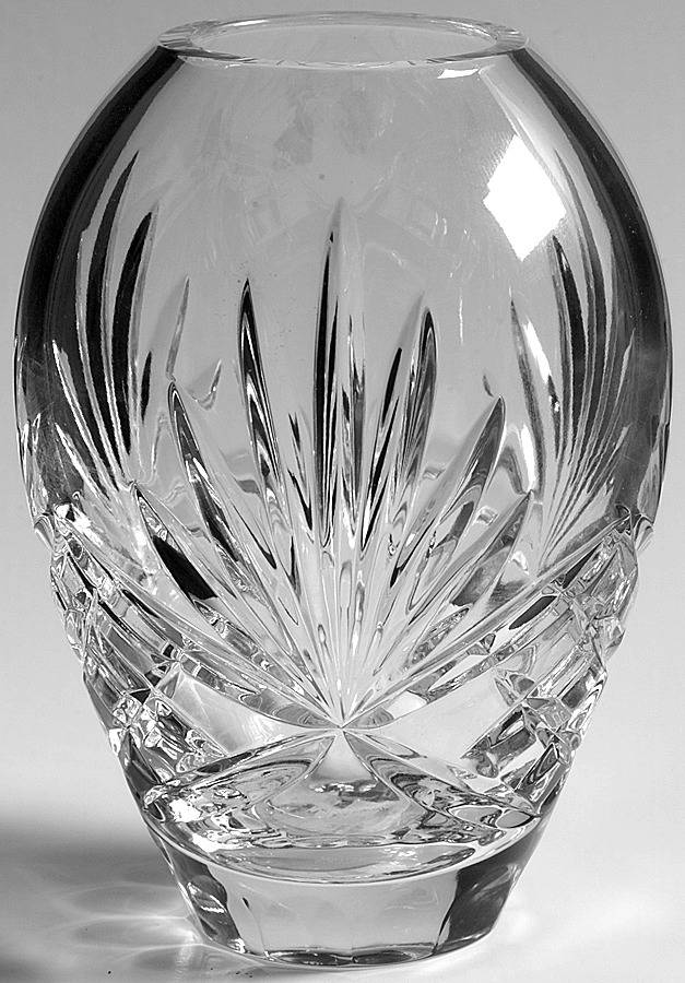Richmond (No Trim, Notched and Multisided Stem) 5" Flower Vase by Rogaska-1