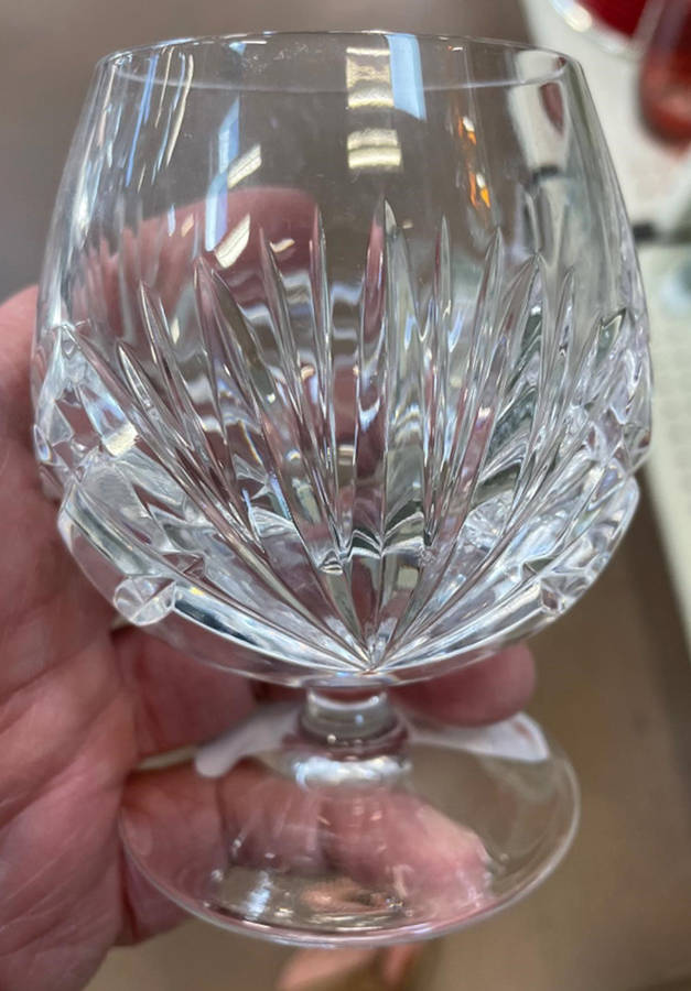 Richmond (No Trim, Notched and Multisided Stem) Brandy Glass by Rogaska-1