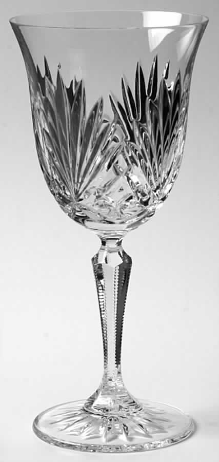 Richmond (No Trim, Notched and Multisided Stem) Water Goblet by Rogaska-1