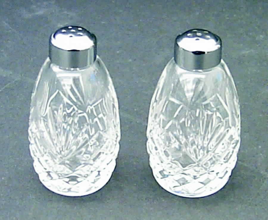 Richmond (No Trim, Notched and Multisided Stem) Shaker Set w/Metal Lids by Rogaska-1