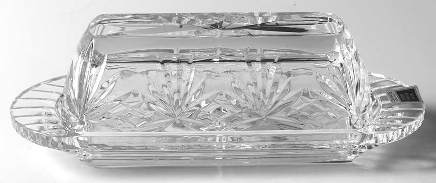 Richmond (No Trim, Notched and Multisided Stem) 1/4 Pound Covered Butter by Rogaska-1