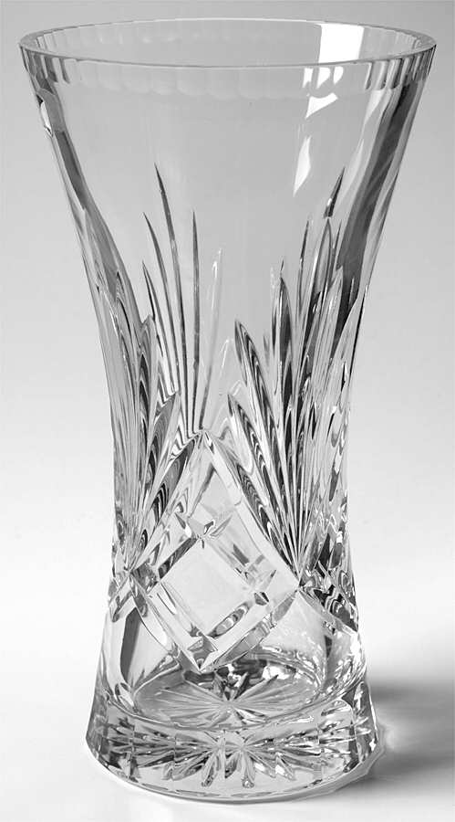 Richmond (No Trim, Notched and Multisided Stem) 10" Belly Vase by Rogaska-1