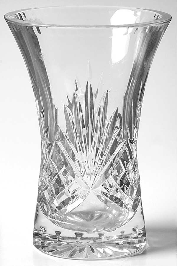 Richmond (No Trim, Notched and Multisided Stem) 6" Belly Vase by Rogaska-1