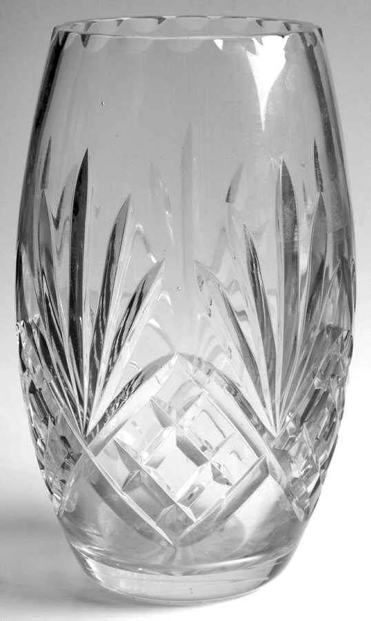 Richmond (No Trim, Notched and Multisided Stem) 8" Flower Vase by Rogaska-1