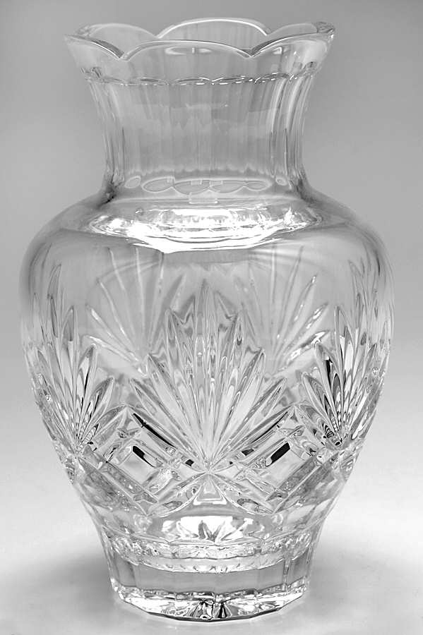 Richmond (No Trim, Notched and Multisided Stem) 11" High Urn Vase by Rogaska-1