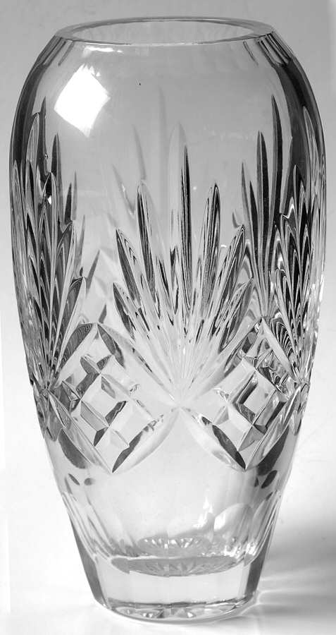 Richmond (No Trim, Notched and Multisided Stem) 8" Flower Vase by Rogaska-1
