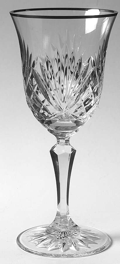 Richmond Platinum (No Notch Stem) Wine Glass by Rogaska-1