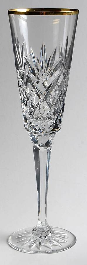 Saratoga Gold Fluted Champagne by Rogaska-1