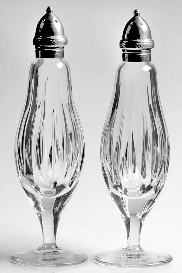 Soho Footed Shaker Set & Metal Lids by Rogaska-1
