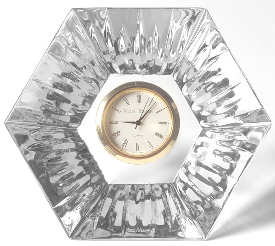 Soho Quartz Clock by Rogaska-1