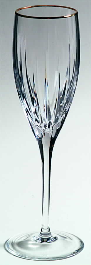 Soho Gold Fluted Champagne by Rogaska-1