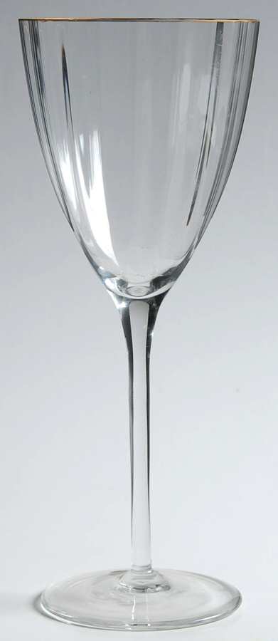 Tara Gold Water Goblet by Rogaska-1