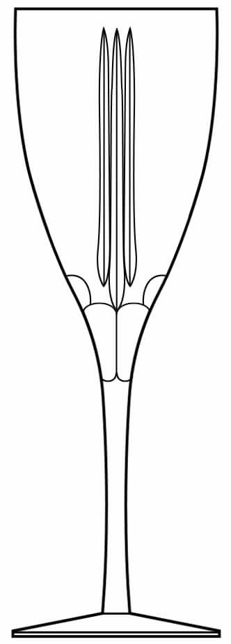 Trilon Water Goblet by Rogaska-1