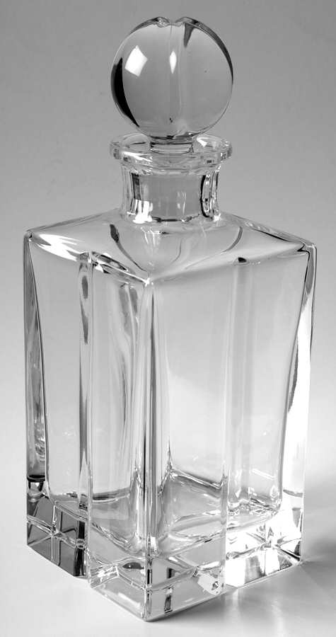Tulipe Square Decanter with Stopper by Rogaska-1