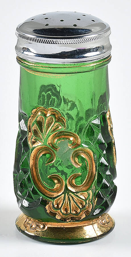 Croesus Green (Emerald) Shaker with Metal Lid by Riverside-1