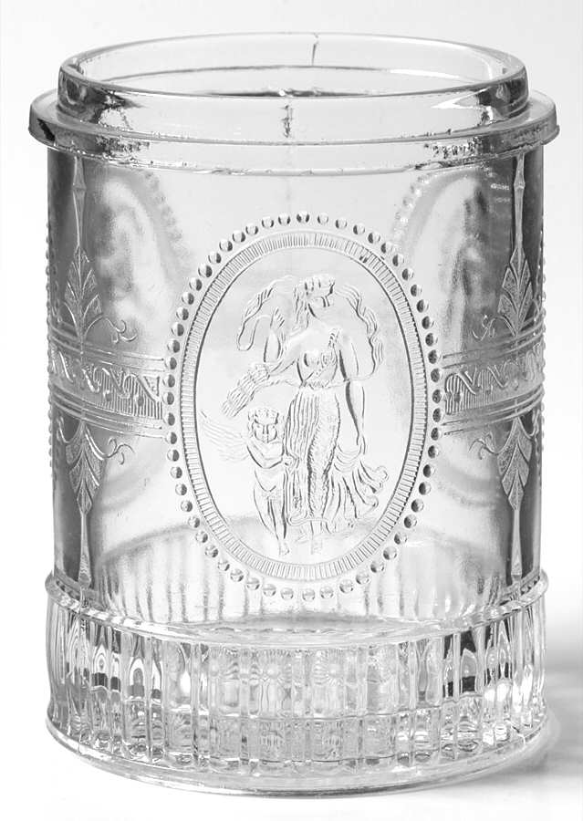 Cupid & Venus Pickle Jar No Lid by Richards & Hartley Glass Company-1
