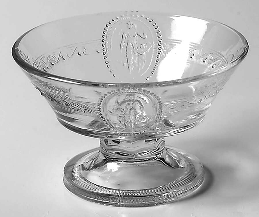 Cupid & Venus 3" Sauce Dish by Richards & Hartley Glass Company-1