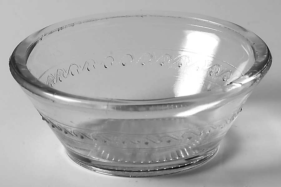 Cupid & Venus 4" Flat Sauce Dish by Richards & Hartley Glass Company-1