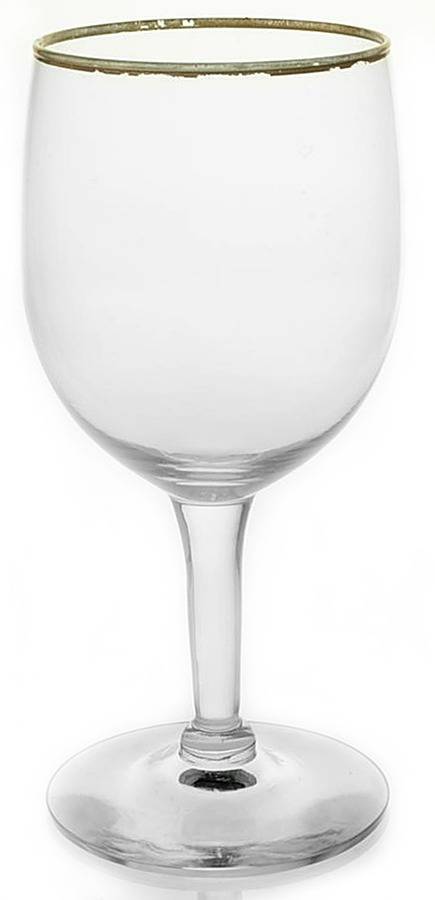Mystique (Gold Trim) Wine Glass by Riekes-Crisa-1