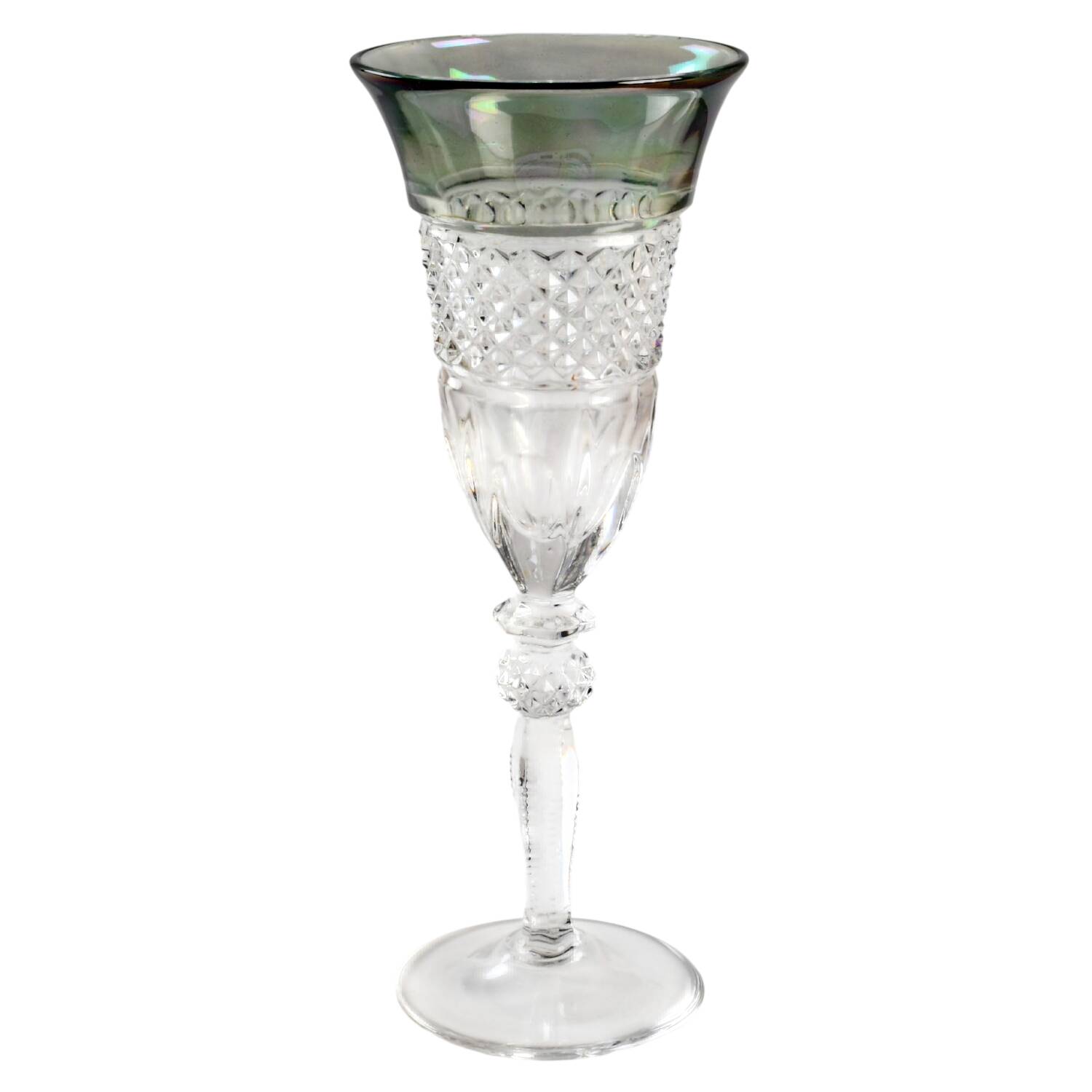 Williamsburg Emerald Green Fluted Champagne by Riekes-Crisa-1