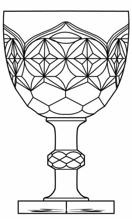 Alhambra Water Goblet by Royal Leerdam - Netherland-1