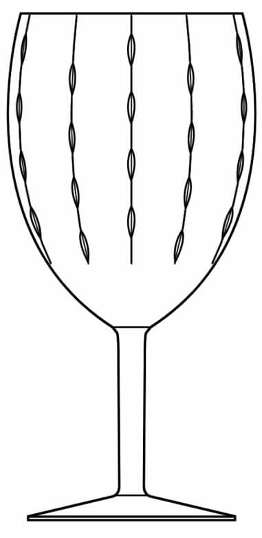 Allegro Clear Water Goblet by Royal Leerdam - Netherland-1