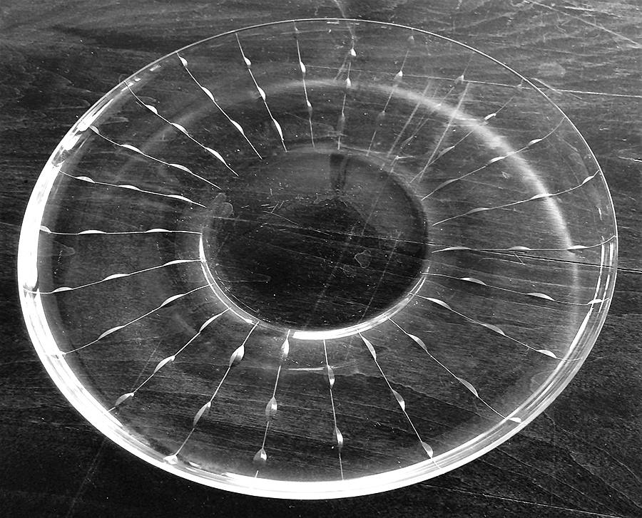 Allegro Clear Luncheon Plate by Royal Leerdam - Netherland-1