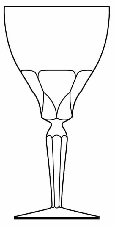 Canto Water Goblet by Royal Leerdam - Netherland-1