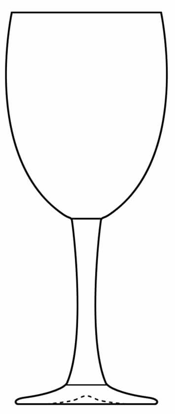 Claret Water Goblet by Royal Leerdam - Netherland-1